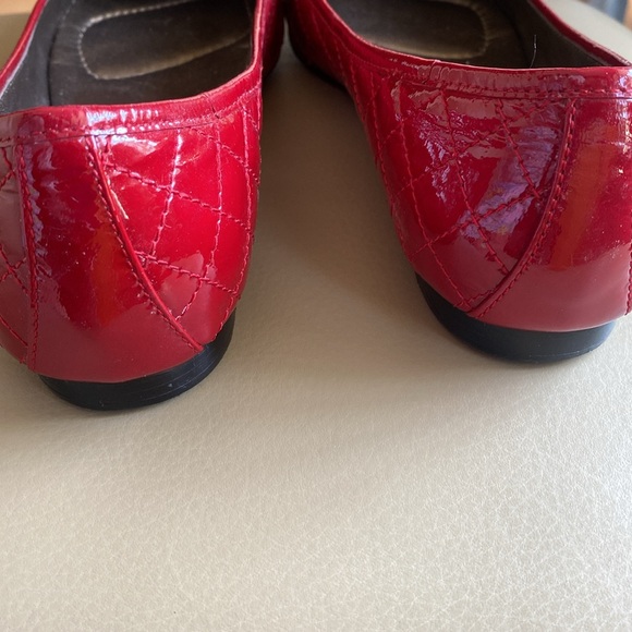 Quilted Square Toe Flats - size 8.5 - Picture 2 of 5